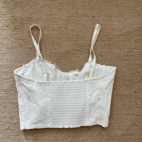 Cami NYC White Scarlett crop top - Picture 6 of 7